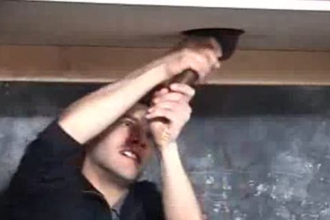 French lad Jerks large dark cock