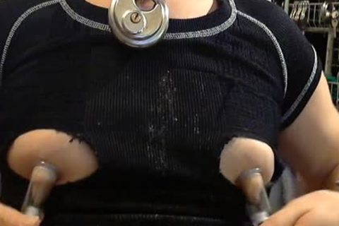 The kinky hooker Pumped Her tits So large This Time! All The Time, The slut Sniffes Poppers, greater quantity And greater quantity And greater quantity!!! The Permanently kinky hooker Has Very kinky large teat-clamps On Her Hard Red
