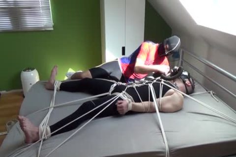 Two nubiles Having joy In Lycra With Breathcontrol And Magic Wand
