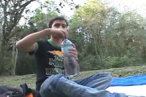 wicked legal age teenagers Doing painfully homosexual Porn outdoors