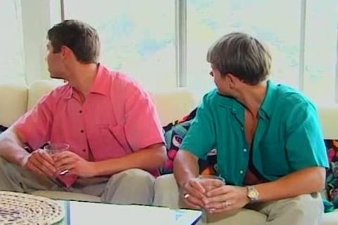 Two excited ribald boyz Bryan And Marcus Stroking Their biggest cocks