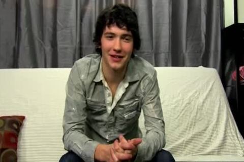 twink Josh Bensan Interviewed Then Wanked His penis