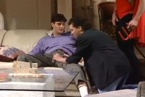 Classic-Halloween cock engulfing Scene W Vintage Hunks