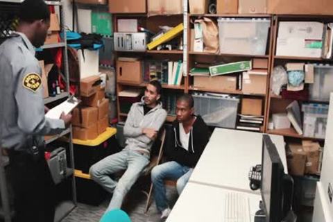 darksome Hung Mall Cop Barebacks Two young Shoplifting Per