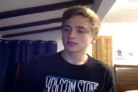Blond teen Cums On dildo And Licks his cream - Chaturbate