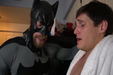 Batman acquires Villain To Talk With oral-service-sex And Tickling