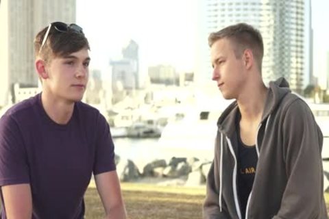 Our Very Own blonde Teenage twink toy - Finn & Noah