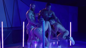 DrillMyHole: Francois Sagat amongst DeAngelo Jackson indoors