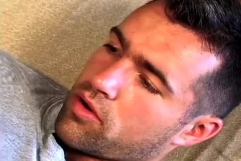 'homo Rosebud ass banging Session With bushy Hunk'