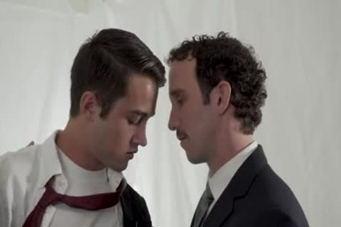 Church lad Spitroasted By gigantic dongs