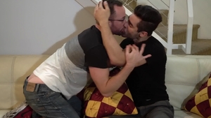 IconMale: Hairy Alex Hawk as well as Lucas Leon blowjob cum