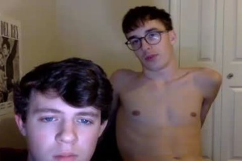 Two dudes Showing Their penises In Live