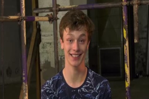 Blindfolded teen Knocked Off Hard By dominant Male slavemaster