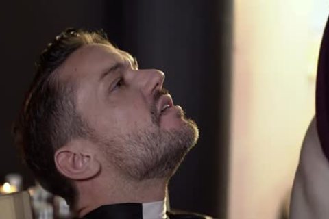 Catholic boy Edward Terrant Misbehaves And Priest Gives Him A Lesson