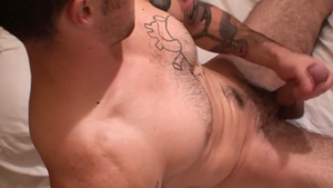 PitsAndPubes - Jake Jammer in tandem with Dark jacks off