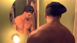 AmericanMuscleHunks: Joey D in the company of shaved Joey