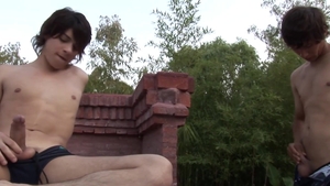 BoyFun: Uncut dick Simon cumshot