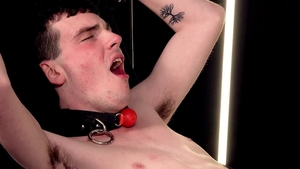 BoundTwinks: Passionate Myott Hunter orgasm sex toys