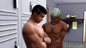 Perv daddy Fit coach Tricked And pounded A handsome lad - WickedWhims