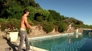 Next Door Twink: Jackson's Soaked Tugs