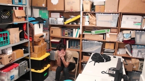 Young Perps: Jailbait Jacking off in the Backroom