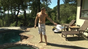 Next Door Male: Stroking Under the Hot Sun